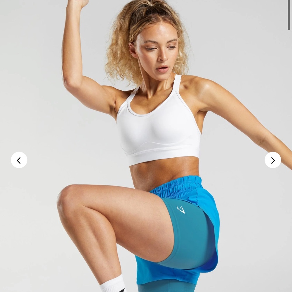 Gymshark Large Running 2 In 1 Shorts Electric Blu… - image 4